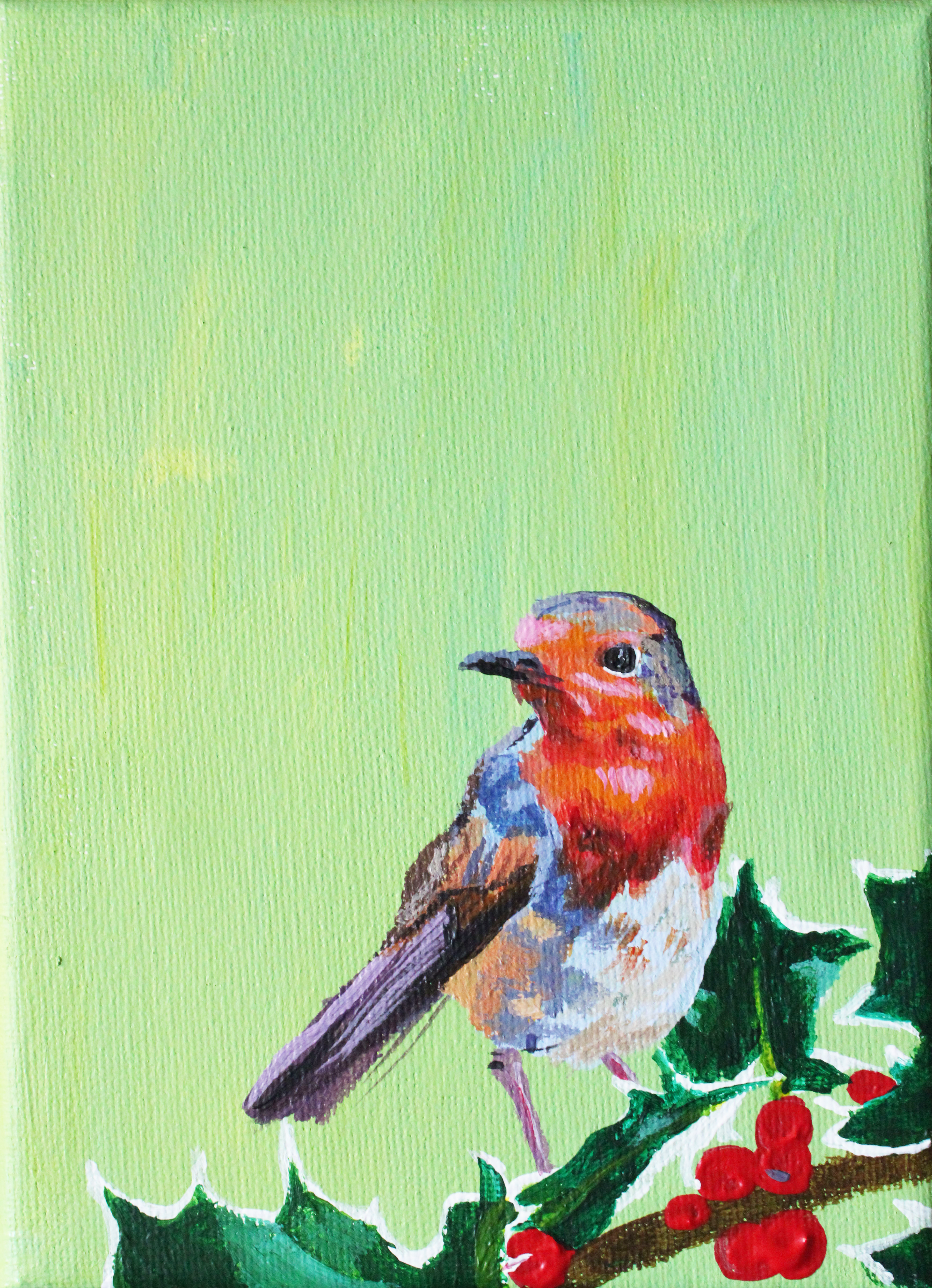 Nestled in Green and Red