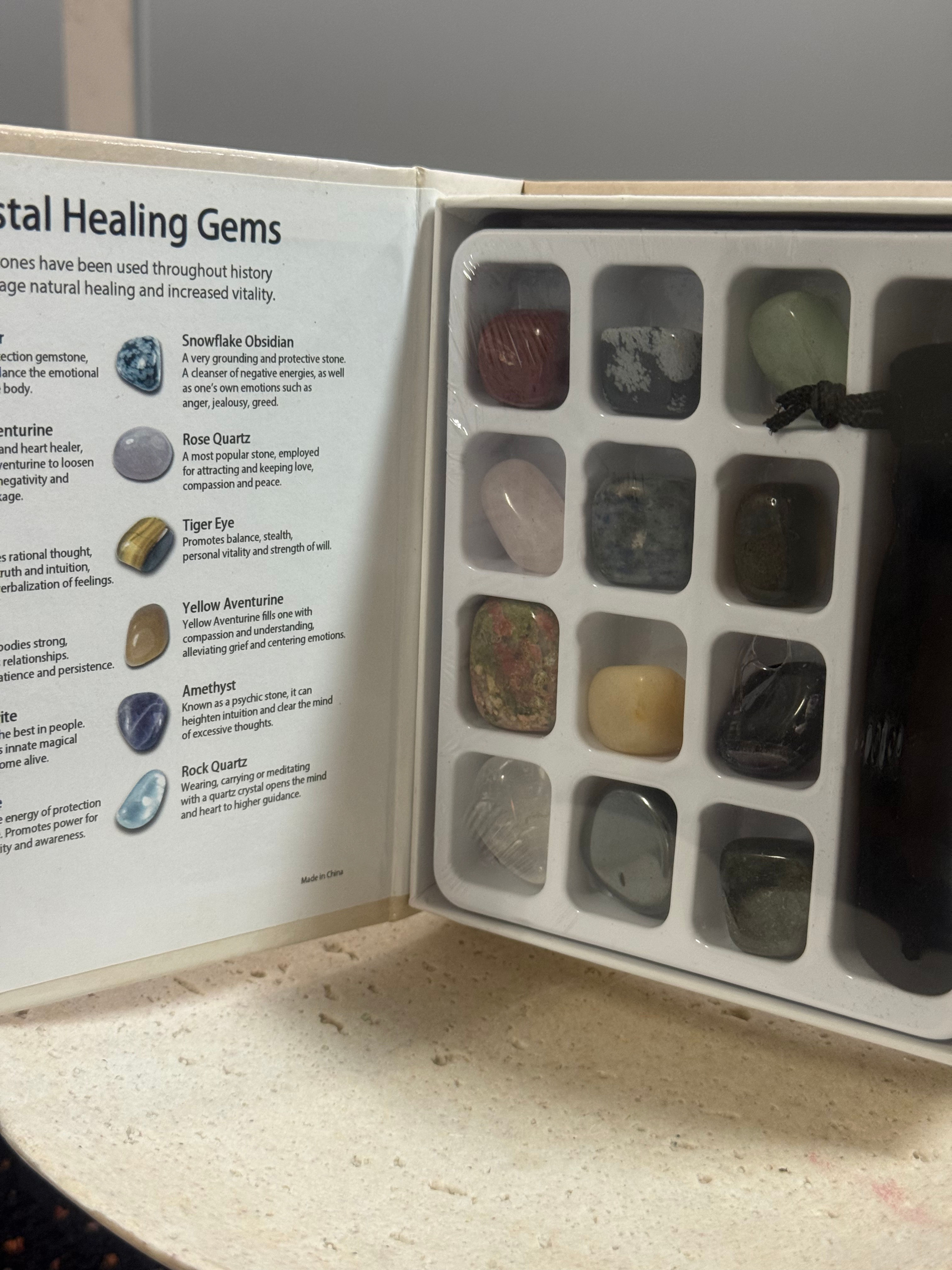 Crystal healing kit