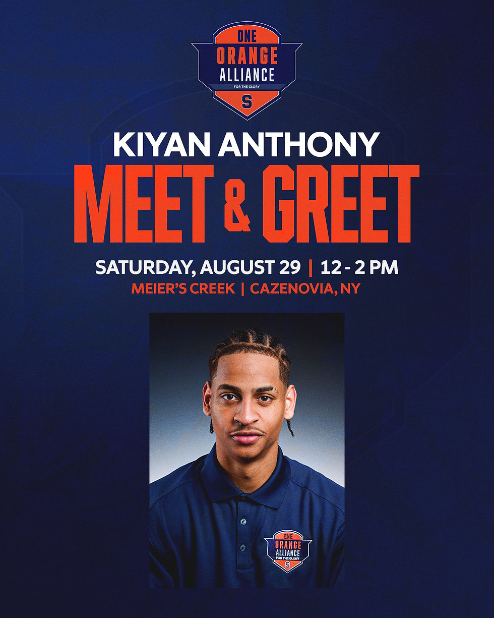 Kiyan Anthony Comes to Cazenovia: Connecting Orange Nation Through Community