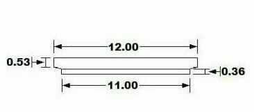 Thumbnail: 4" Round Deep Sump Receptor Drain with Three-Quarter Plastic Grate