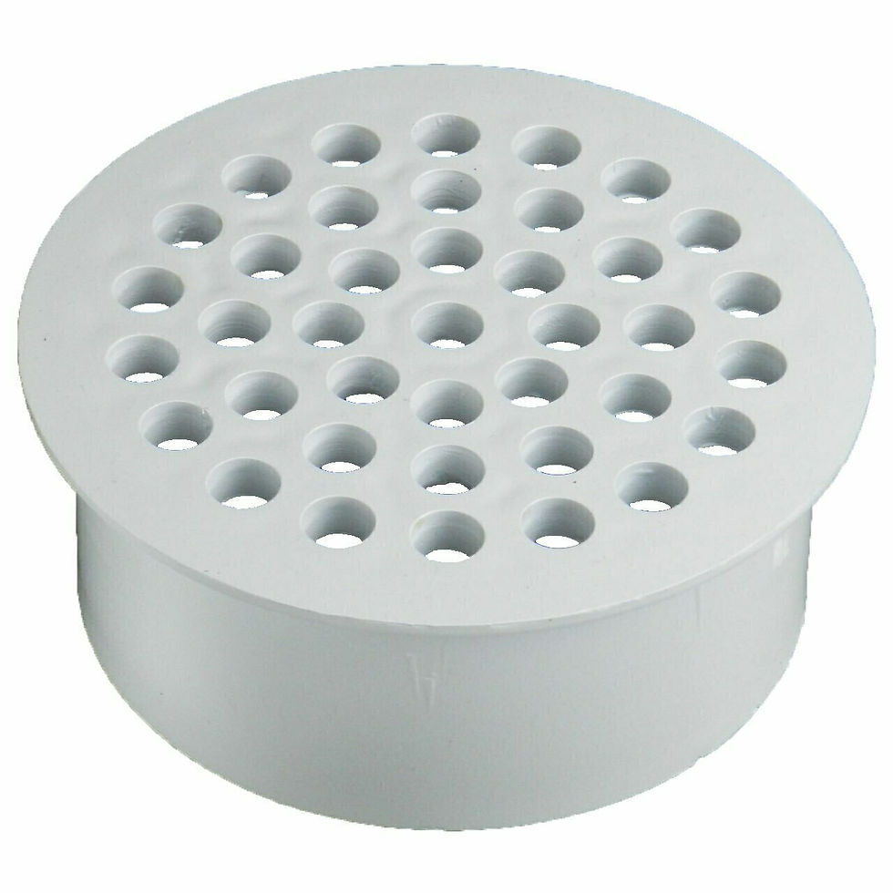 Thumbnail: 4" Round Floor Sink with Secondary Strainer