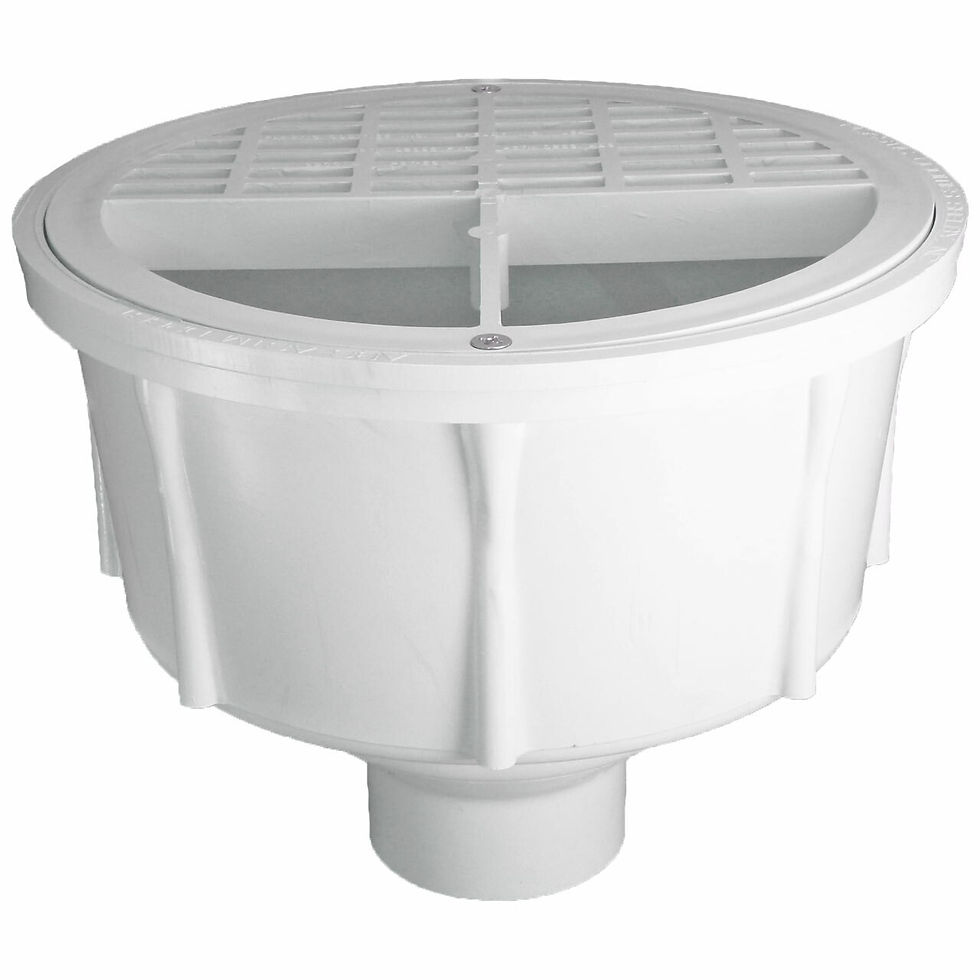 Thumbnail: 3" Round Deep Sump Receptor Drain