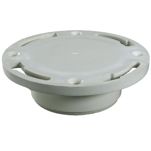 4" FlushFit Spigot Closet Flange with Test Cap/Plastic Oddities