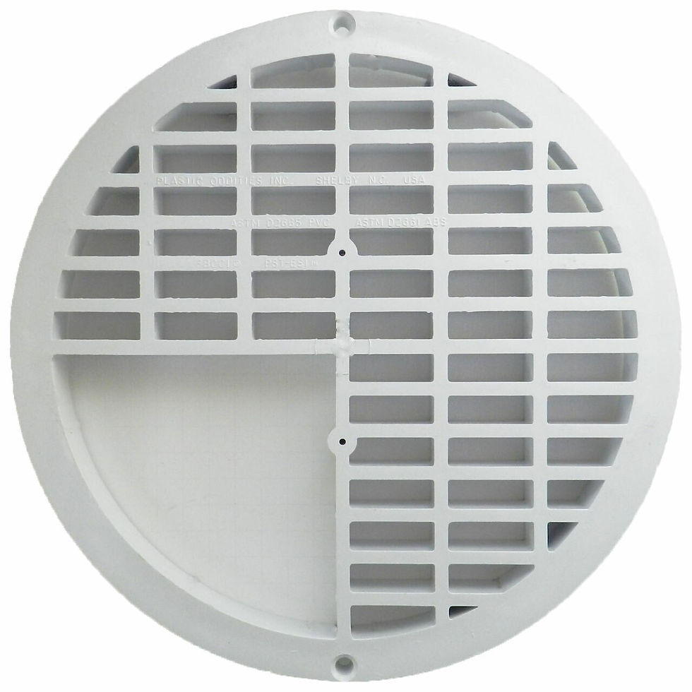 Thumbnail: 3" Round Floor Sink with Secondary Strainer