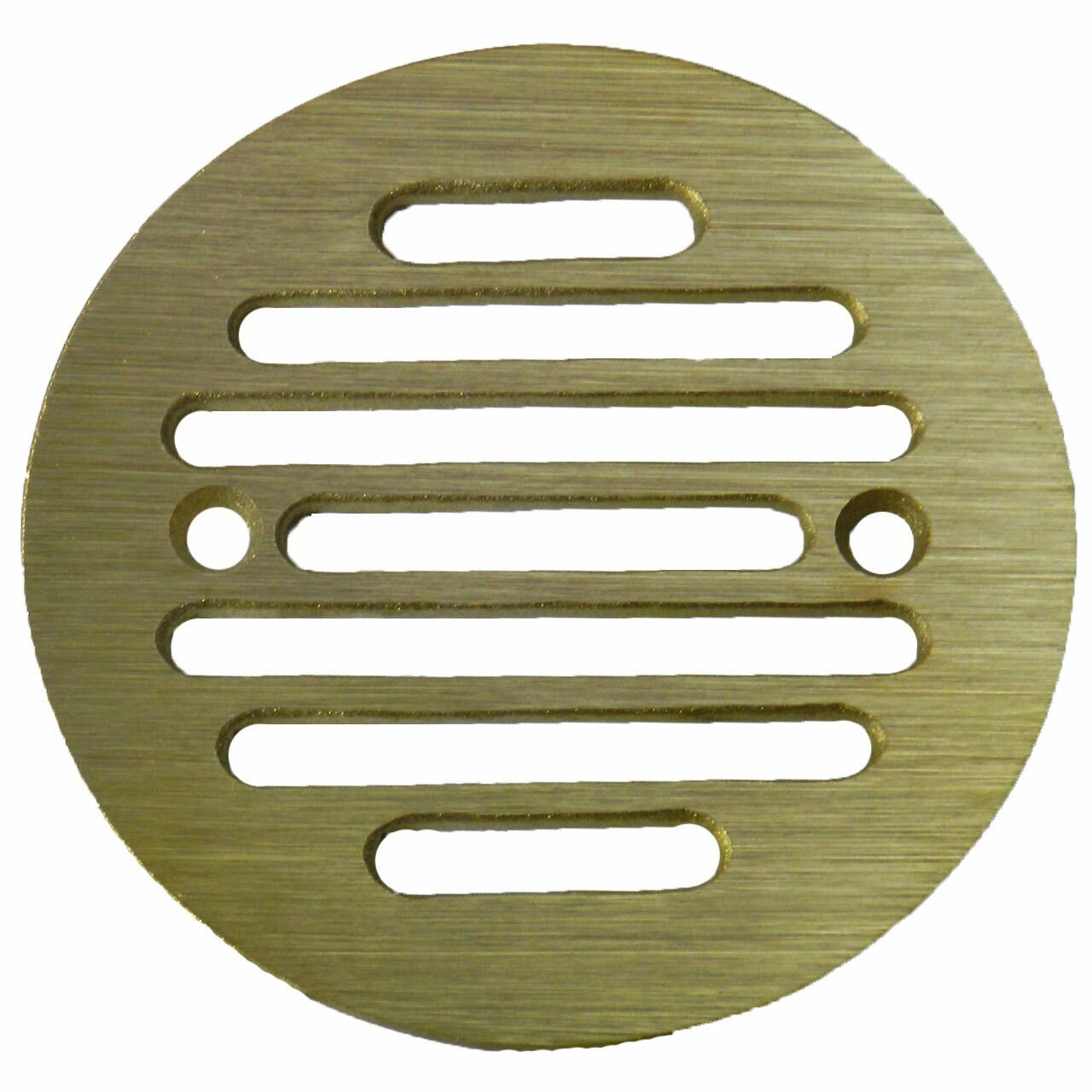 4.25" Polished Brass Cast Strainer