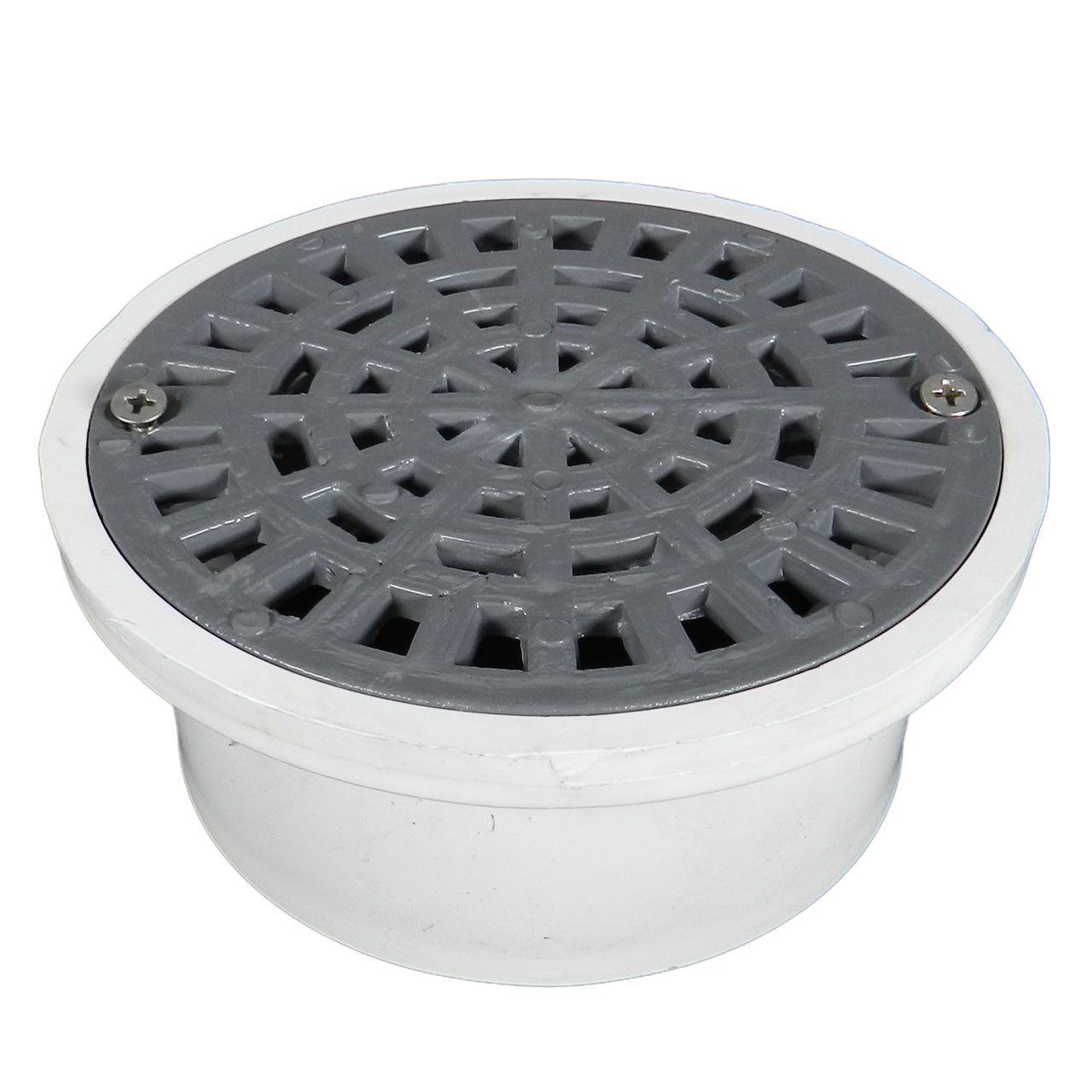 4" Pipe Fit General Purpose Drain with Plastic Strainer