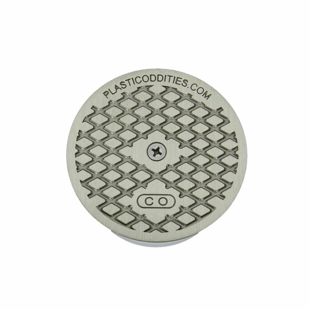 2" x 3" Snap-in Fit Cleanout with Nickel Cover