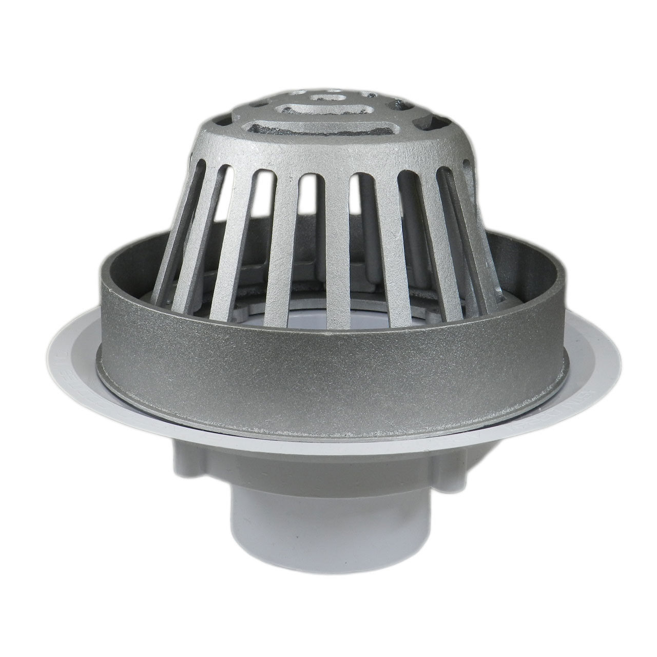 4" Overflow Roof Drain with Aluminum Dome