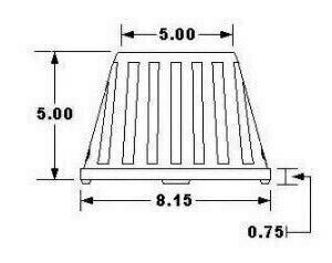 Thumbnail: 6" Overflow Roof Drain with Aluminum Dome