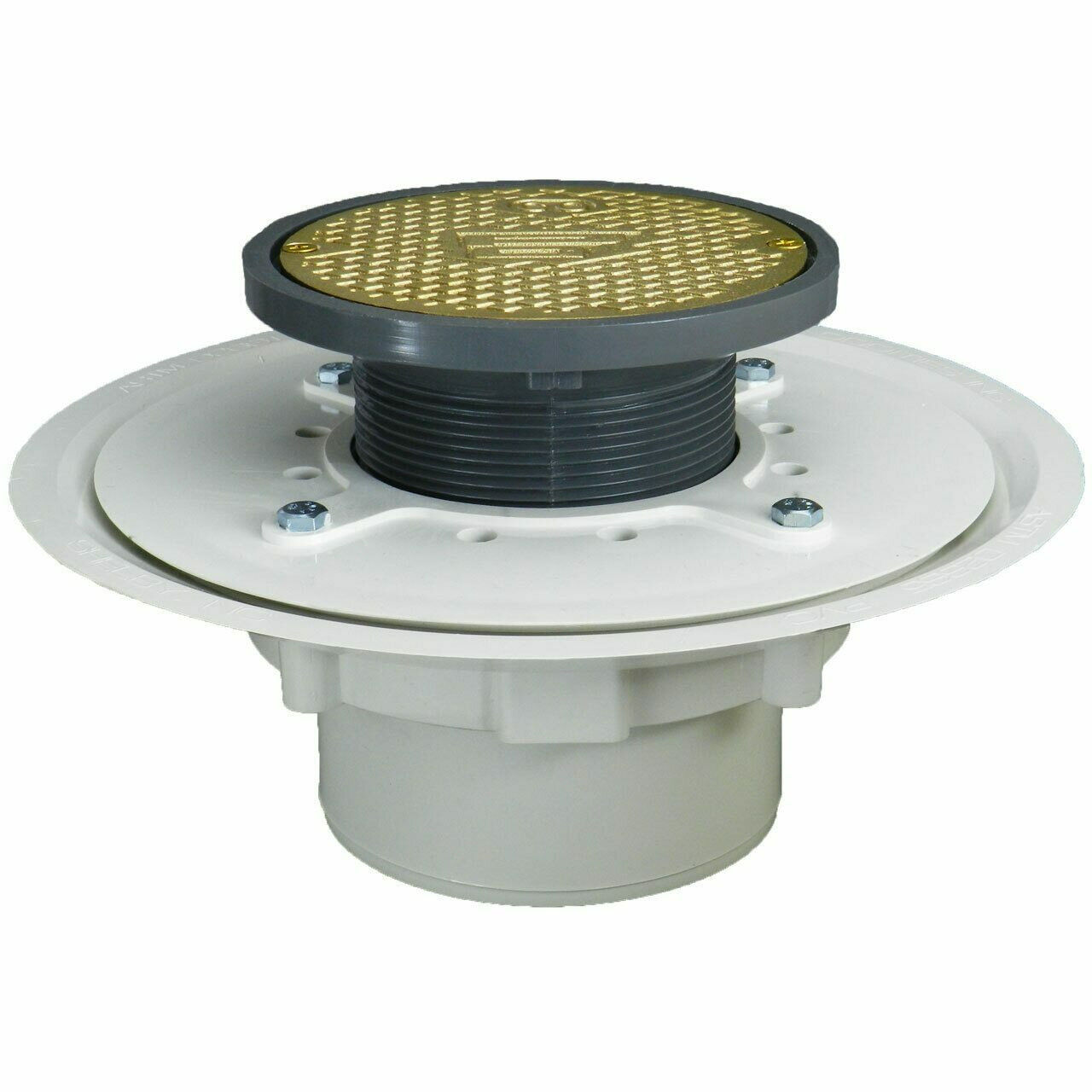 6" Inside Pipe Fit Heavy Duty Cleanout with Clamping Collar and Cover and Round