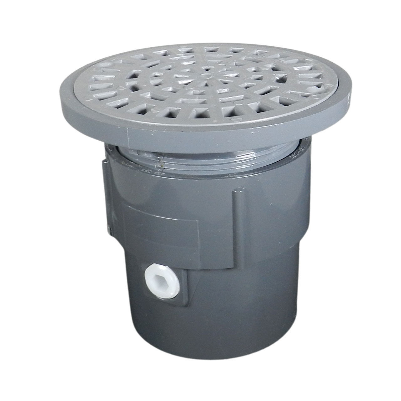 3"x4" Pipe Fit Adjustable General Purpose Drain with Plastic Sundial Strainer