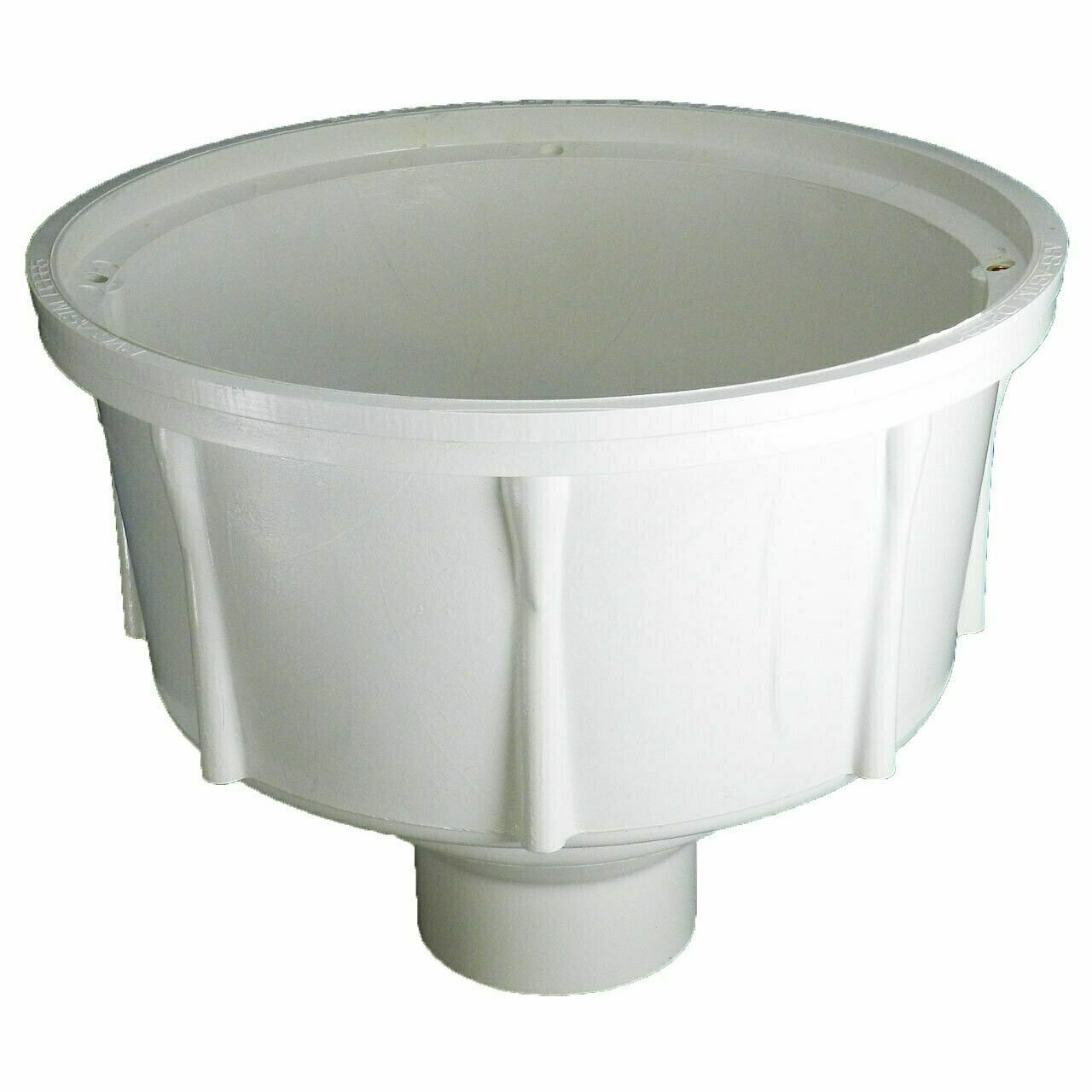 4" Round Floor Sink with Secondary Strainerwith Full Plastic Grate