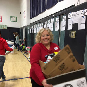 Tricia McBeath at Annual Sort Day