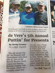 Newspaper clipping about Golf Tournament