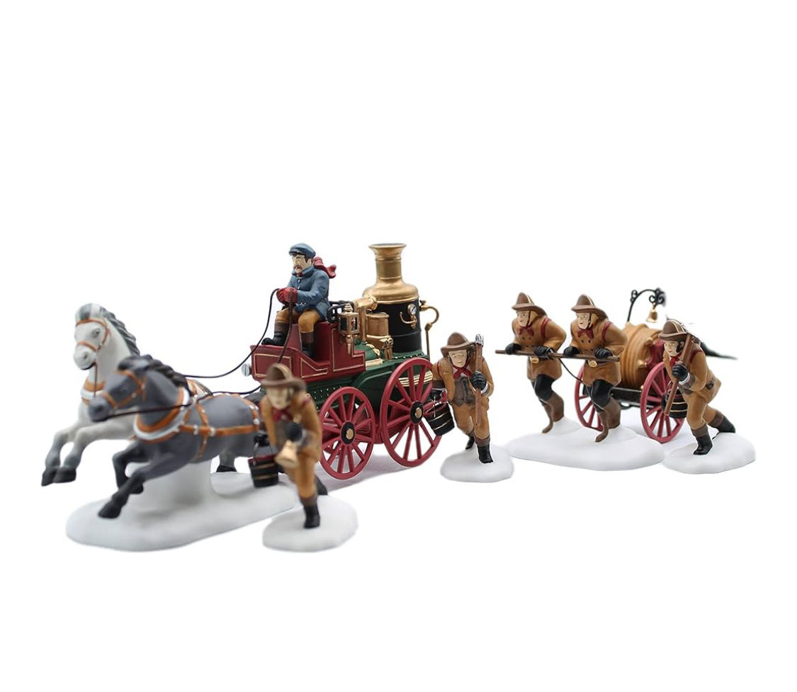Dept. 56 Dickens Village The Fire Brigade  of London Town  