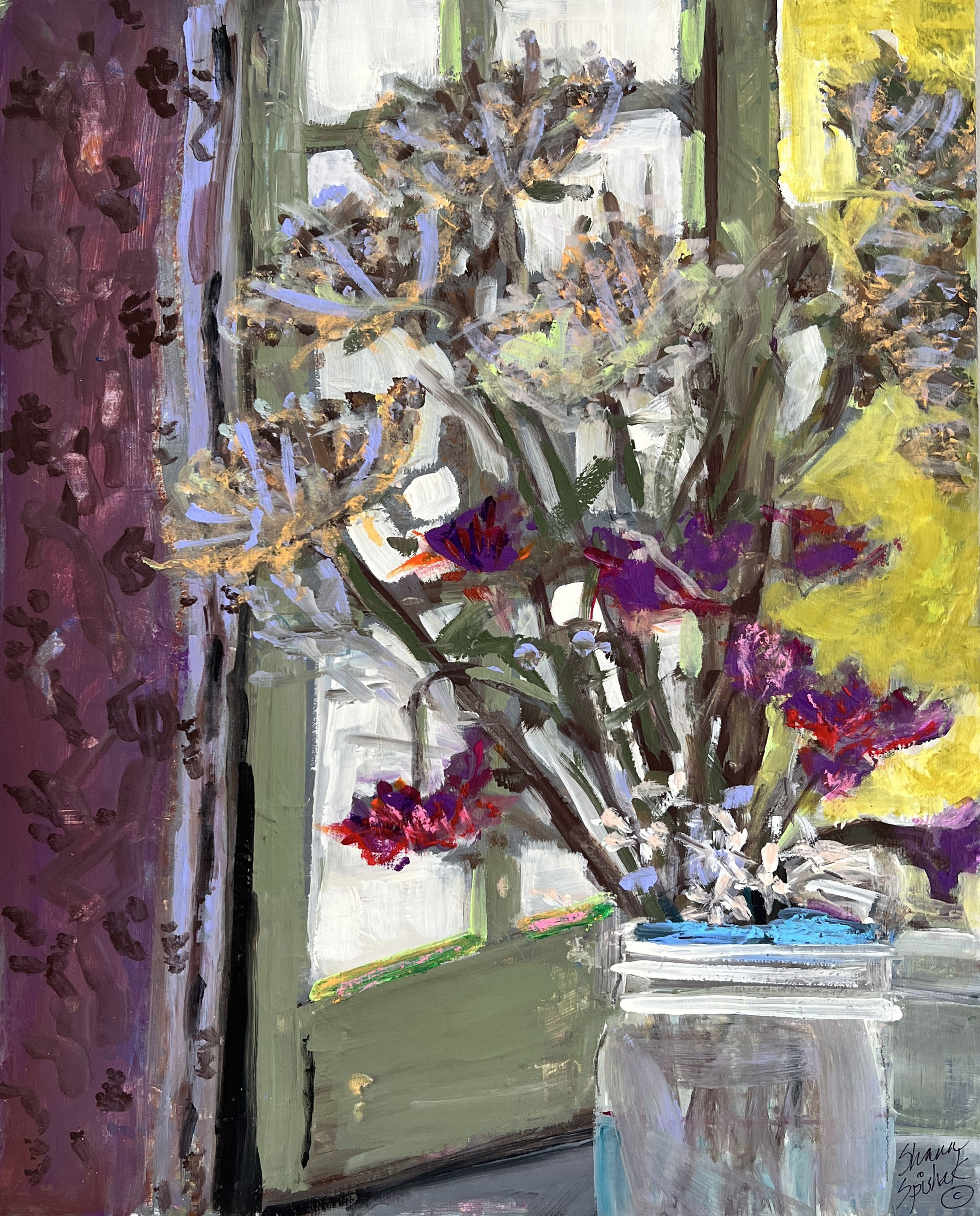 Flowers for the Windowsill by Shann Spishak