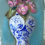 Thumbnail: Chinoiserie Vase Fine Art Print Blue and White