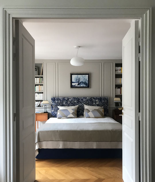 Chambre style haussmannien