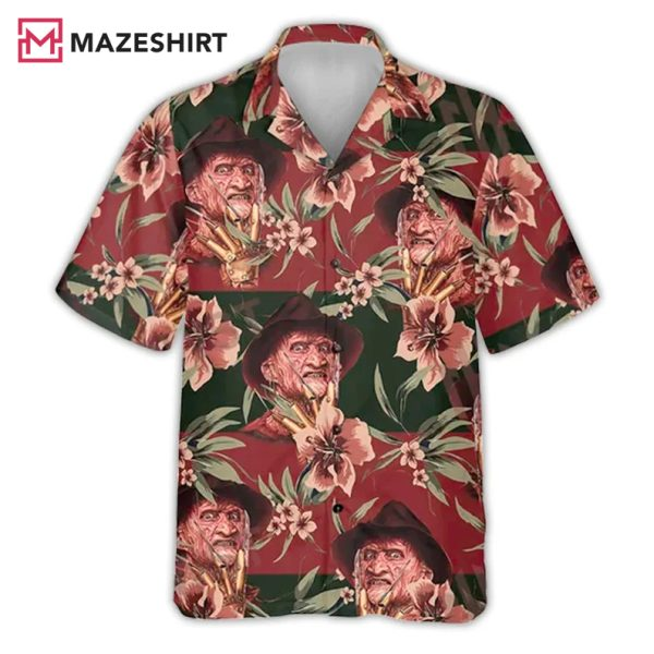 Freddy Krueger Horror Elm Street Hawaiian Shirt