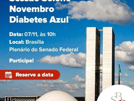 Sessão solene: “Novembro Diabetes Azul”