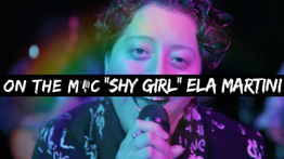 Ela Martini On The MIC Performing her Original Track "Shy Girl" for Pride Month