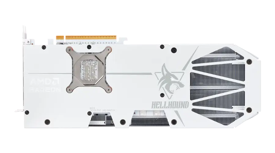 Thumbnail: POWERCOLOR AMD RADEON HELLHOUND RX 9070 XT 16GB DDR6 SPECTRAL WHITE
