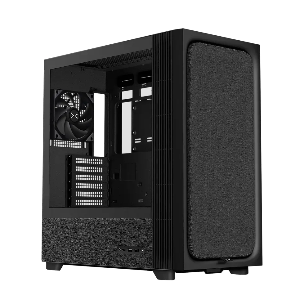 Thumbnail: TRYX FLOVA F50 MIDTOWER ATX CASE BLACK