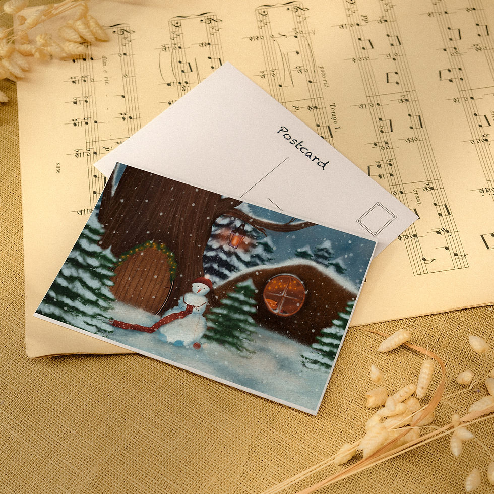 Thumbnail: Cozy Winter Themed Postcards