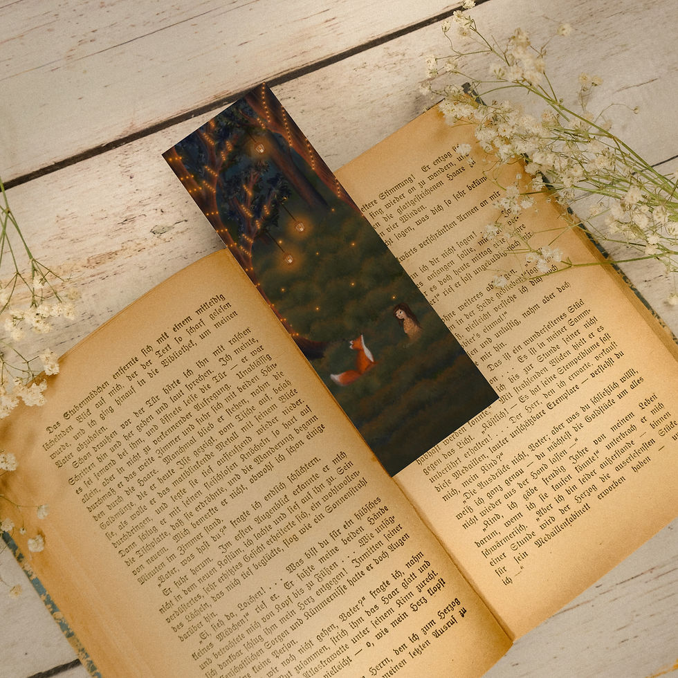 Thumbnail: Autumn Illustrated Bookmarks