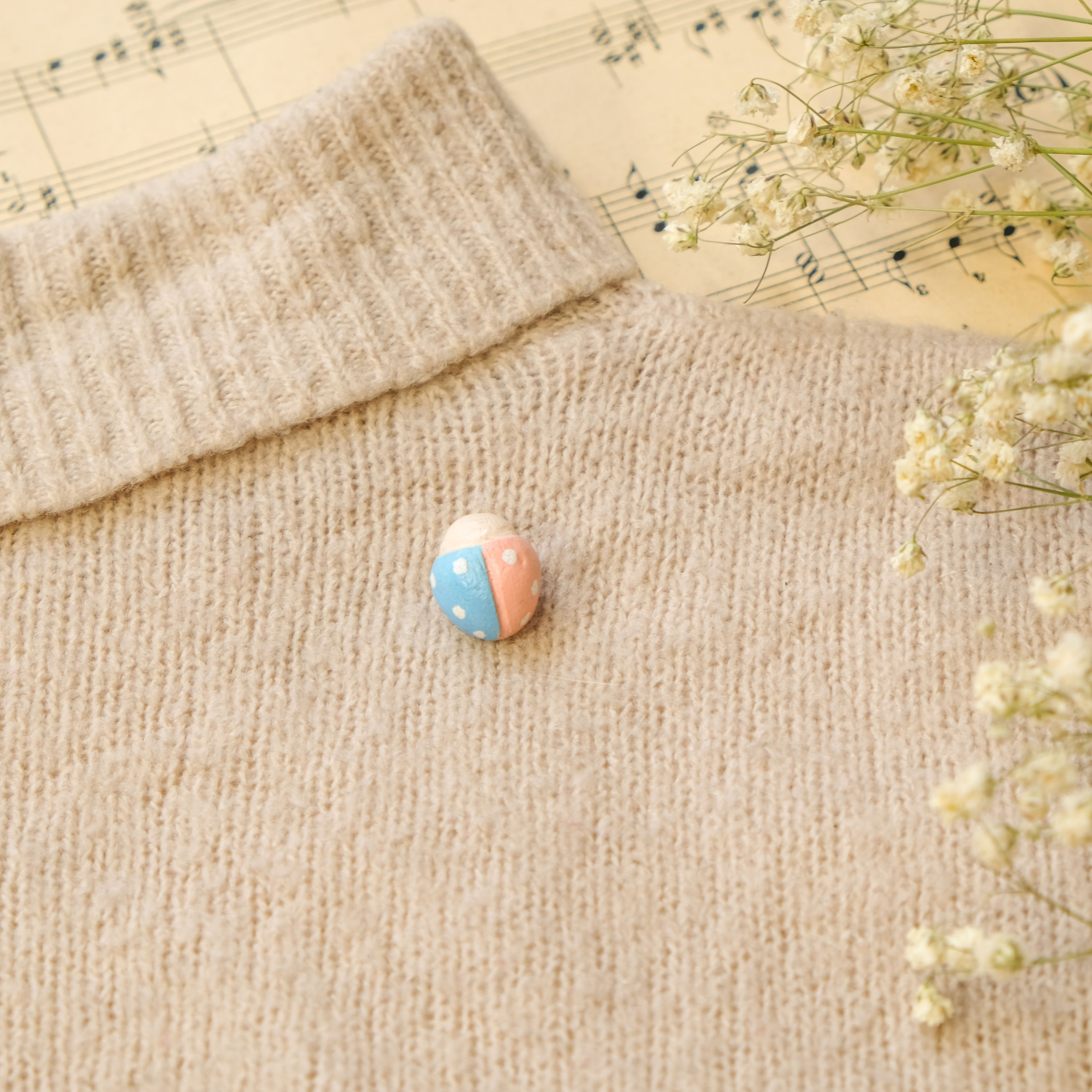 A Garden of Ladybug Pins