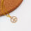 Thumbnail: Diamon peace 18k gold pendant w/h necklace