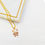 Thumbnail: 18k Gold Cute Teddy Bear Pearl Necklace