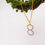 Thumbnail: Chic lady pendant 18k gold necklace