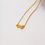 Thumbnail: Pink diamond ribbon 18k gold Necklace Pendant