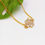 Thumbnail: Four leaf pendant w/h 18k gold necklace