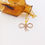 Thumbnail: Women ribbon diamond pendant 18k gold necklace