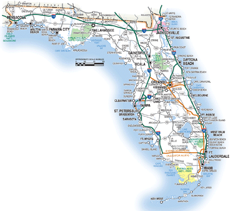 Florida Map we do local and long distance towing