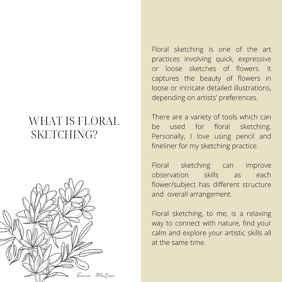 Thumbnail: Step-by-Step Floral Sketching Guide