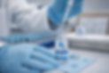 Scientist pipetting liquid into CC PEP BPC-157 10mg 50ml vial.