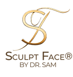 Stylish gold letter S with Serene Face Wellness beneath it.