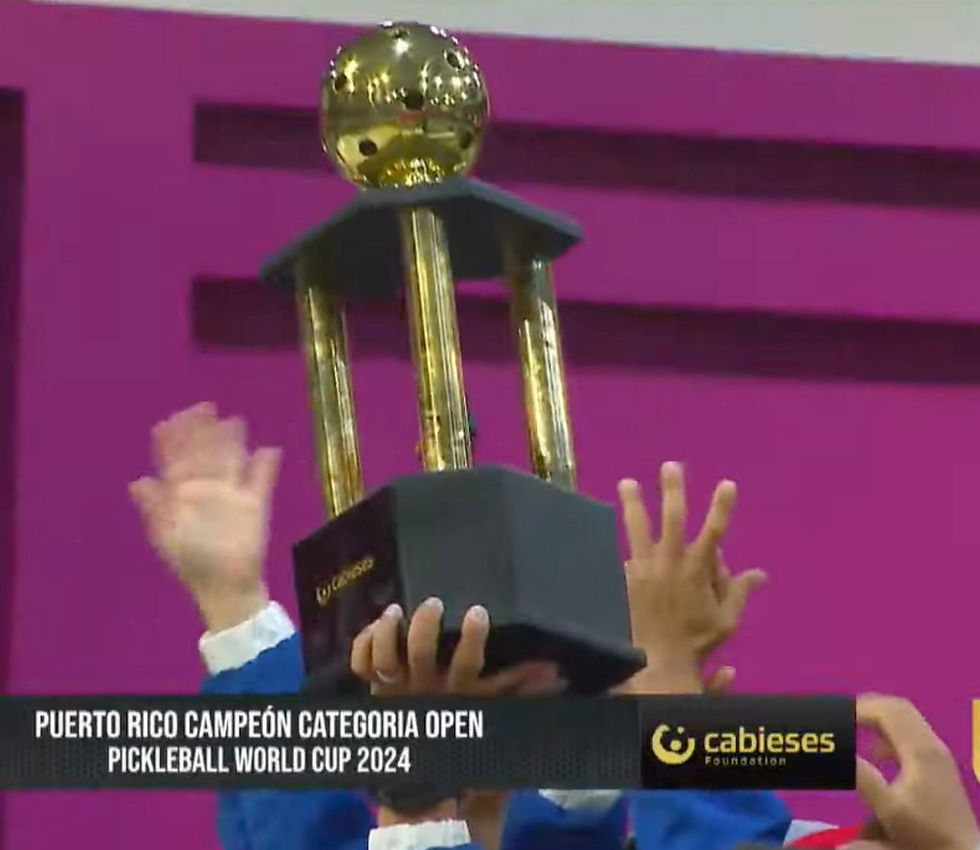¡Somos Campeones del Mundo! Puerto Rico hace Historia en el Pickleball World Cup 2024