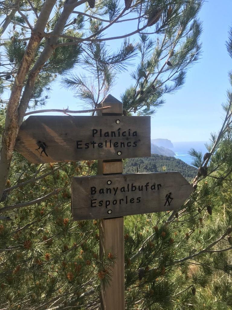 Meerblick und Felsenküste. Vom Bergdorf Estellencs zum Terrassendorf Banyalbufar