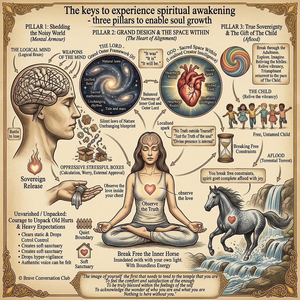 The keys to experience spiritual awakening