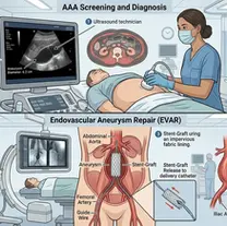 Anévrisme de l’aorte abdominale : dépistage et traitement endovasculaire