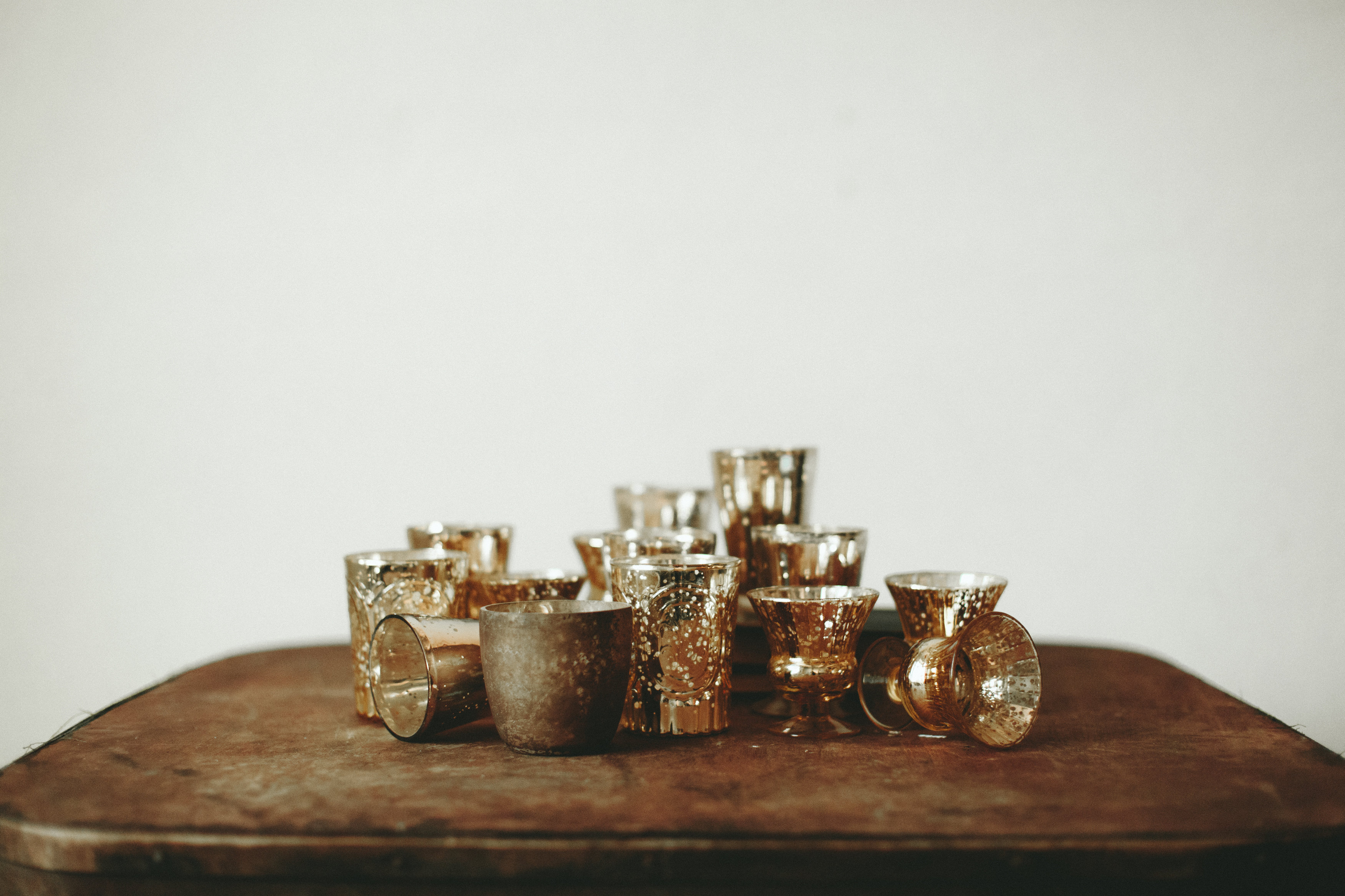GOLD MERCURY GLASS