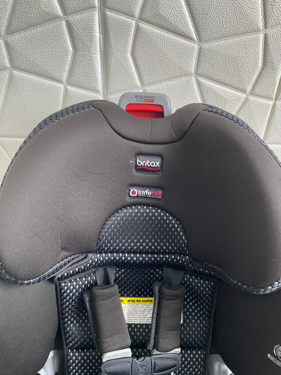 Miniatura: Silla para carro Britax con forro protector de asiento y manual de instrucciones