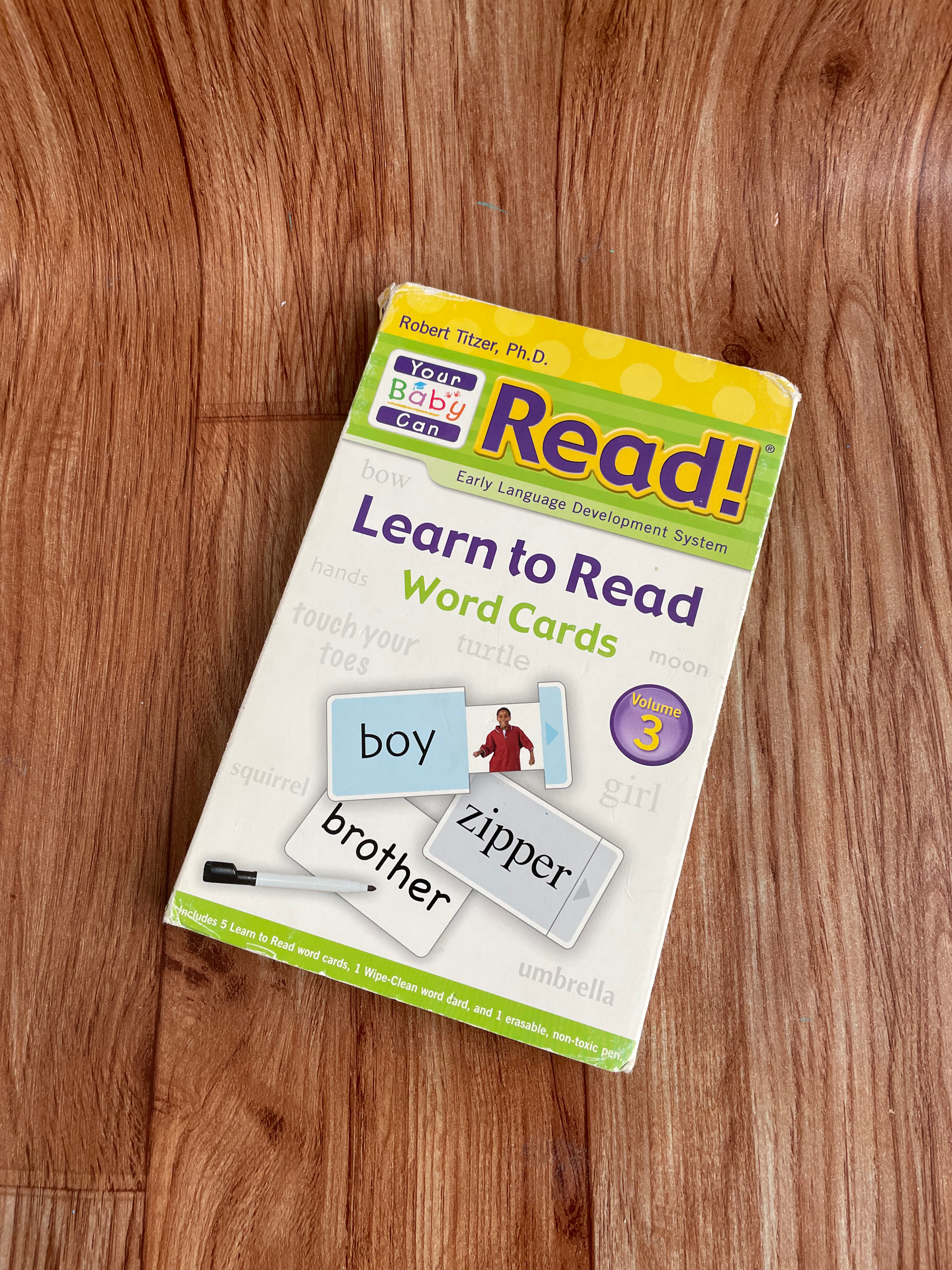Tarjetas Learn to Read en inglés Volumen 3