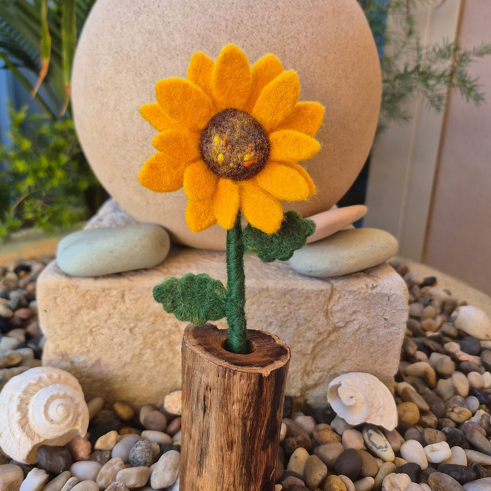 The finished sunflower!