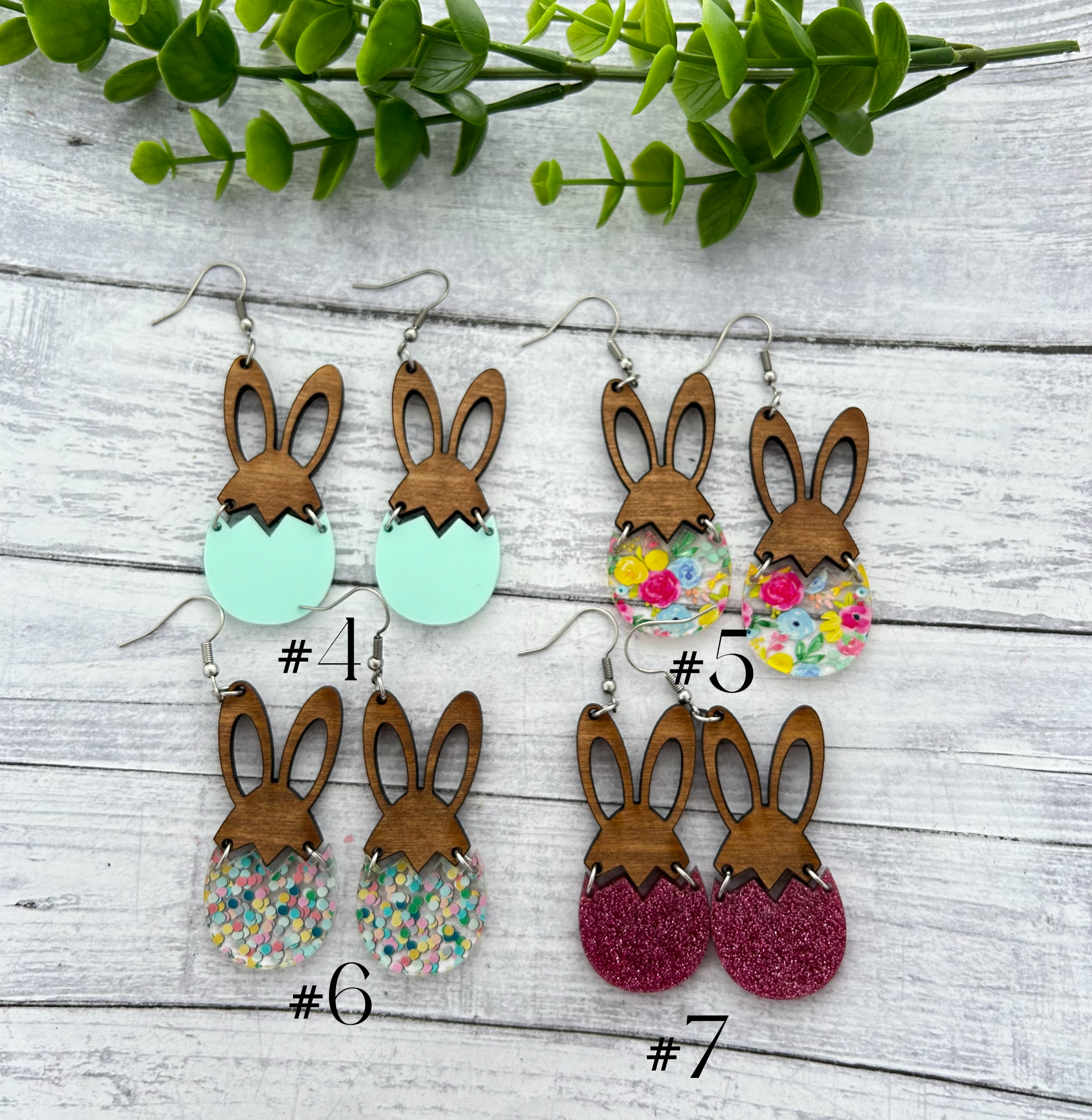 Easter Bunny Earrings 