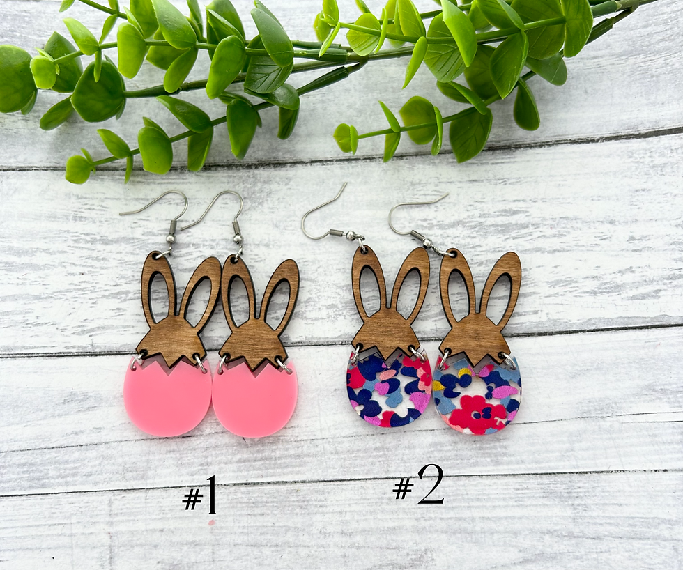 Thumbnail: Easter Bunny Earrings 